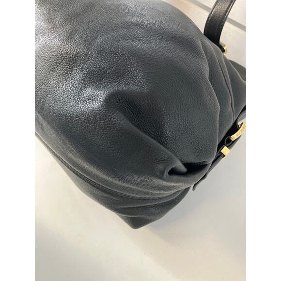 MICHAEL KORS, LARGE BLACK PEBBLED LEATHER WOMENS HADNBAG - Picture 11 of 16